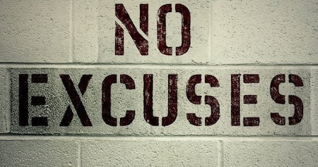No excuses No excuses